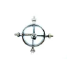 Stainless Steel Écarteur Hole Expander 8 cm - Largeur 1.8-8cm